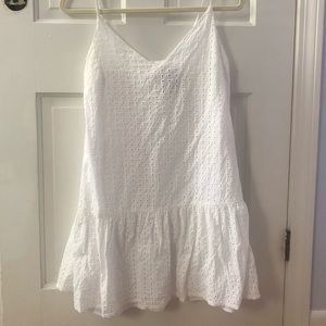 Clover and Sloane white mini dress